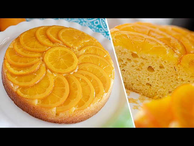 Сметанный пирог с апельсинами