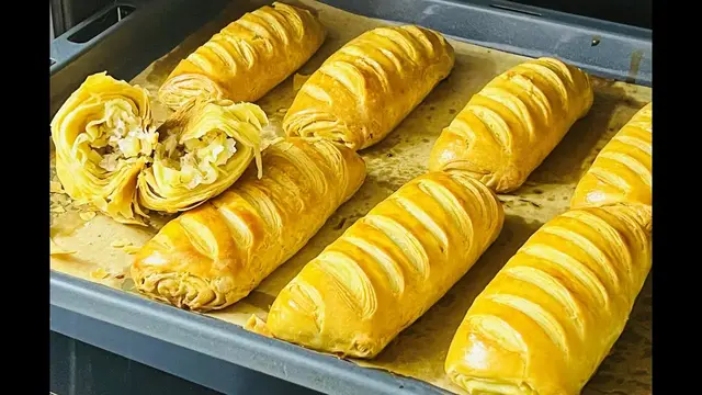 Необычные пирожки с курицей