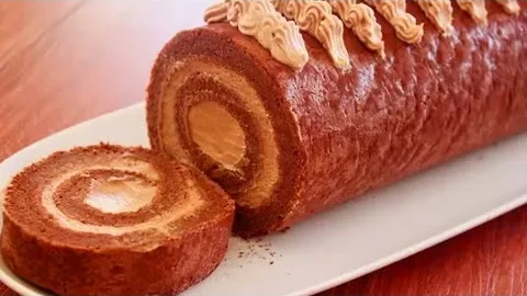 Вкусный рулет к чаю