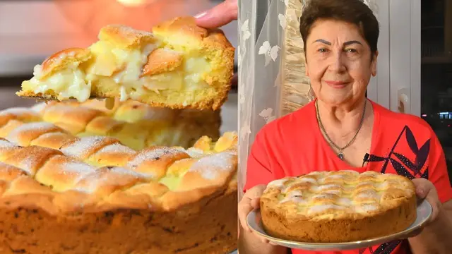 Яблочный пирог Три стакана