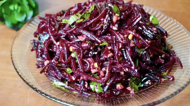 Очень вкусный салат из свеклы