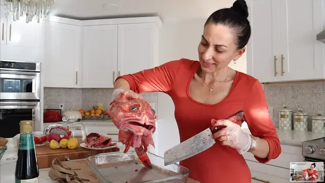 Морской окунь в духовке