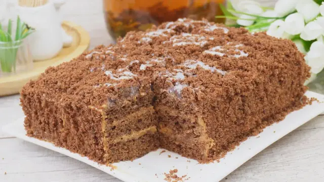 Вкусный шоколадный торт