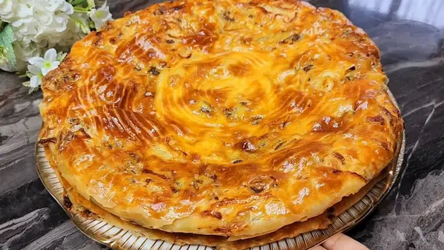 Лепёшки с мясом в духовке