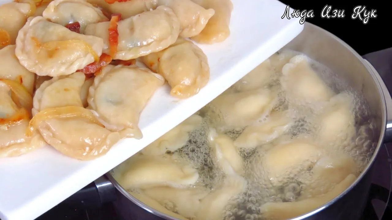 Самые вкусные вареники с картошкой и с творогом