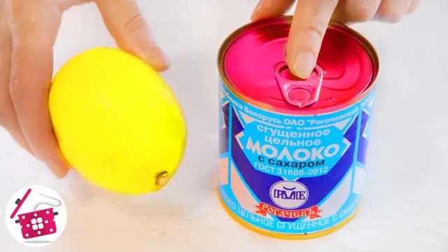 Лимонный крем со сгущёнкой