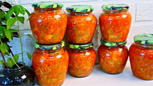 Салат из кабачков на зиму