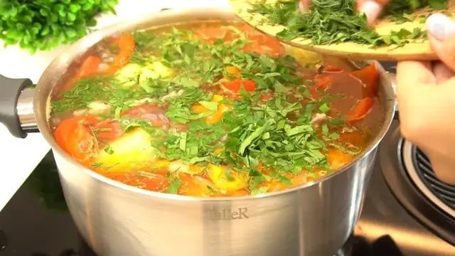Вкусный суп Шурпа