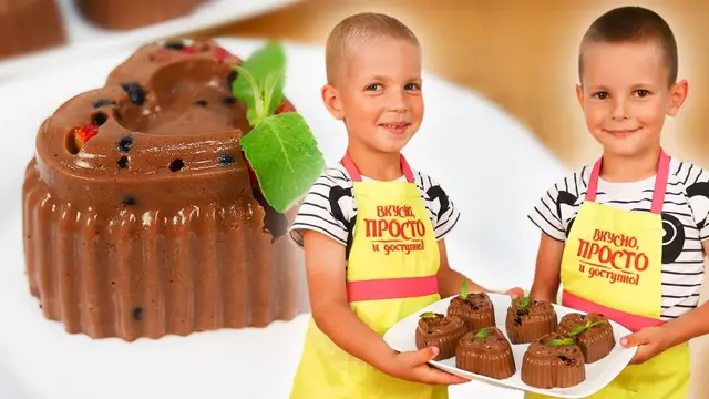 Шоколадное суфле из ряженки