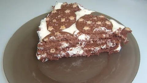Вкусный торт без выпечки