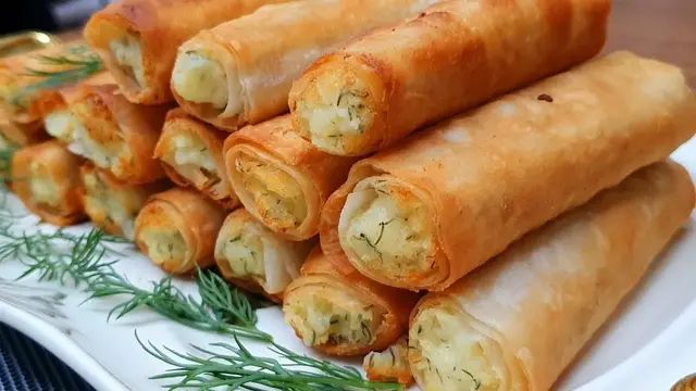 Вкусная закуска из картошки и лаваша