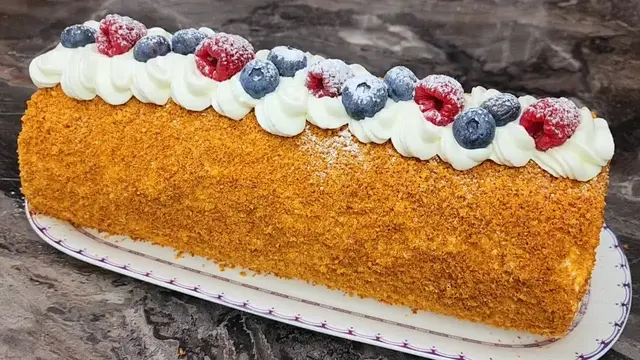 Невероятно вкусный рулет с кремом