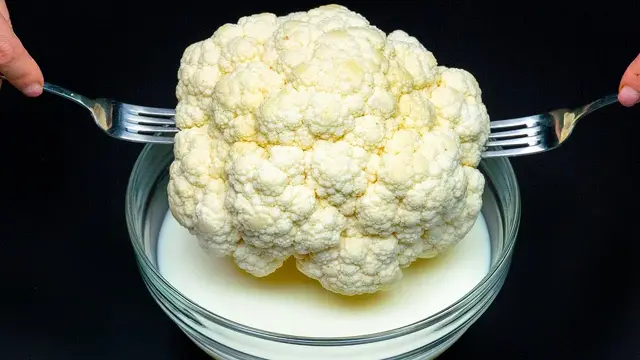 Овощная запеканка с цветной капустой и чеддером