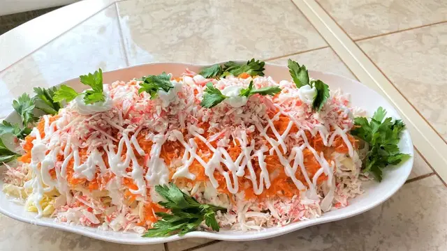 Воздушный и очень вкусный салат