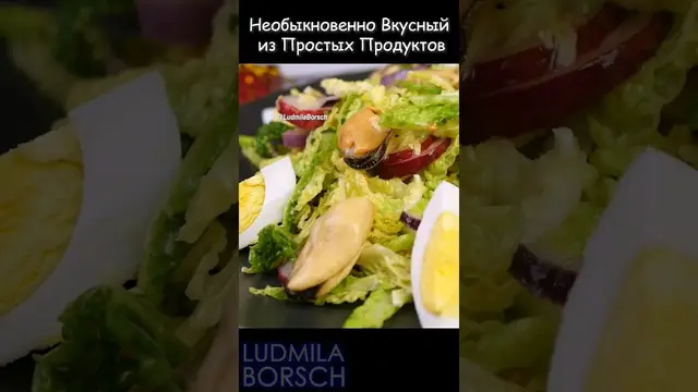Лёгкий салат с капустой, огурцами и редиской