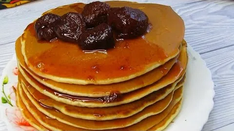 Пышные панкейки на молоке