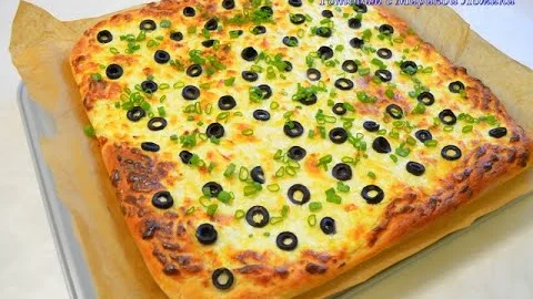 Очень вкусный и сочный сырный пирог