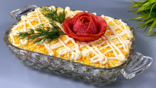 Очень вкусный и красивый салат "Король января"