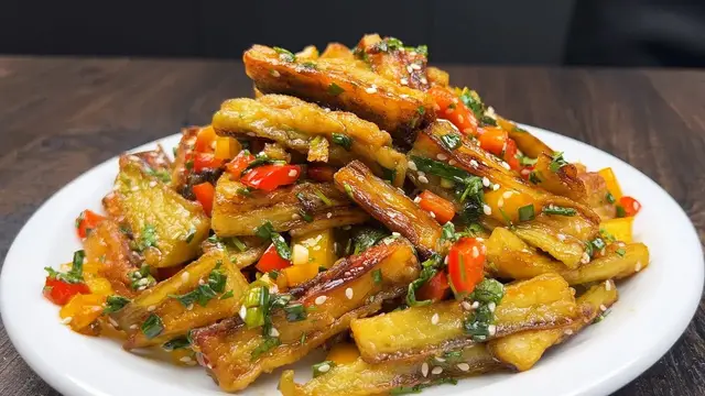 Нереально вкусная закуска из баклажанов