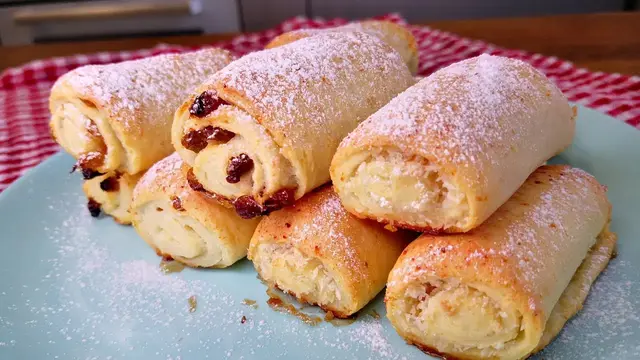 Творожные печенье с начинкой