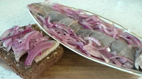 Закуска из селёдки на праздничный стол 