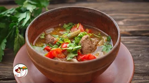 Мясной суп-шурпа по-кавказски