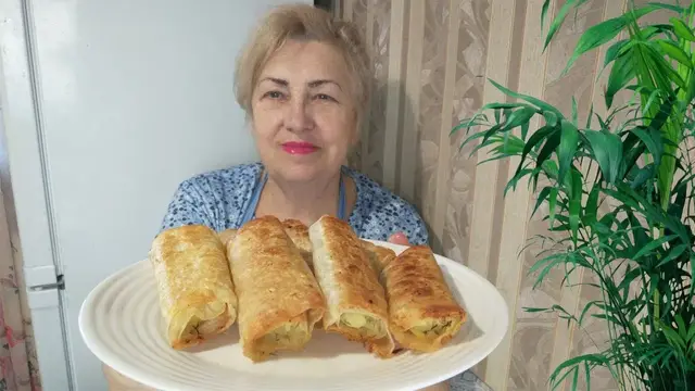 Пирожки с картошкой  из лаваша