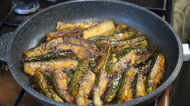 Простая и вкусная закуска из кабачков