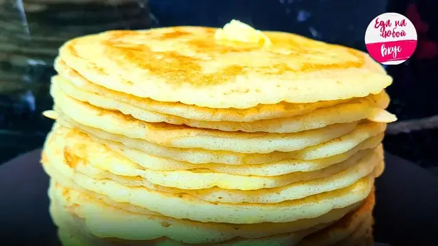 Нежные блинчики на молоке