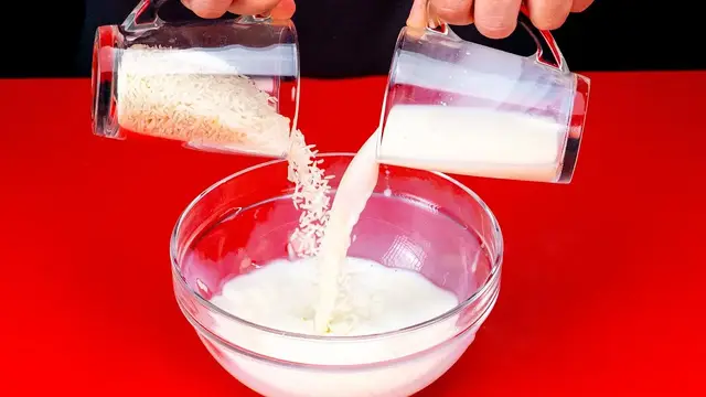 Рисовая запеканка с сгущёнкой и пармезаном