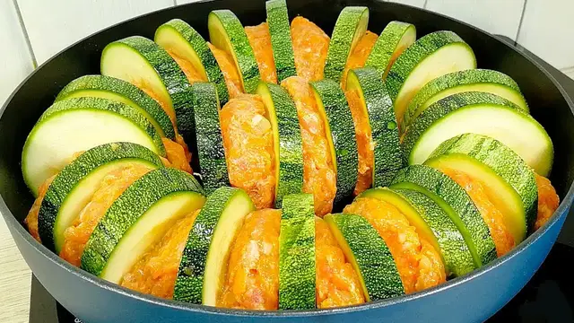 Потрясающие кабачки на сковородке