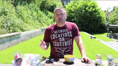 Окрошка необычная с грибами