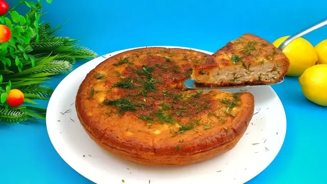 Пирог с фаршем в мультиварке 