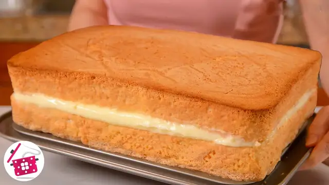 Очень вкусный бисквитный торт