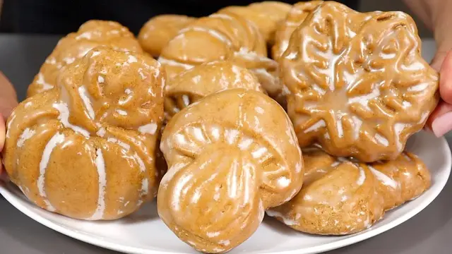 Мягкие пряники с глазурью