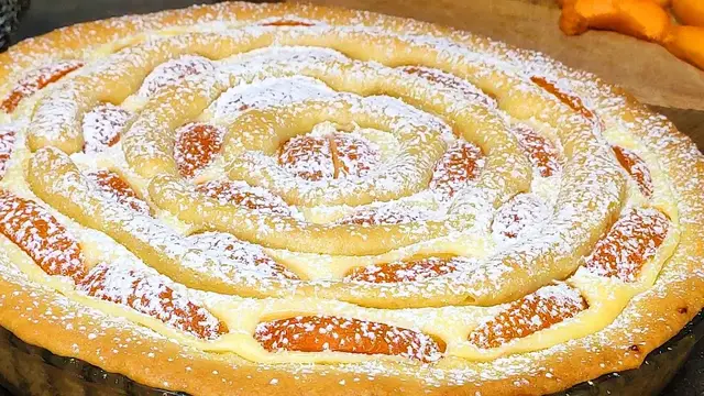  Вкусный пирог с абрикосами