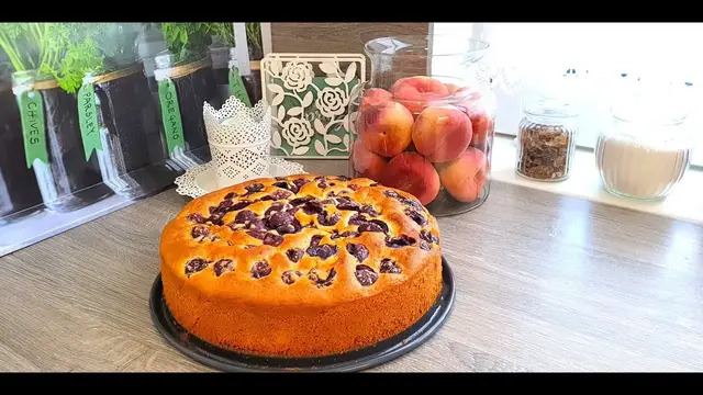 Кухен с черешней