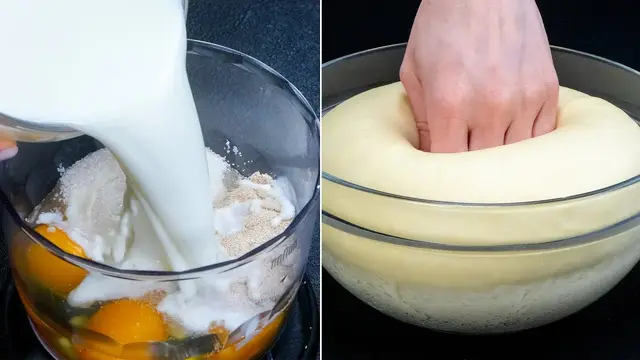 Домашние пышные булочки в духовке 