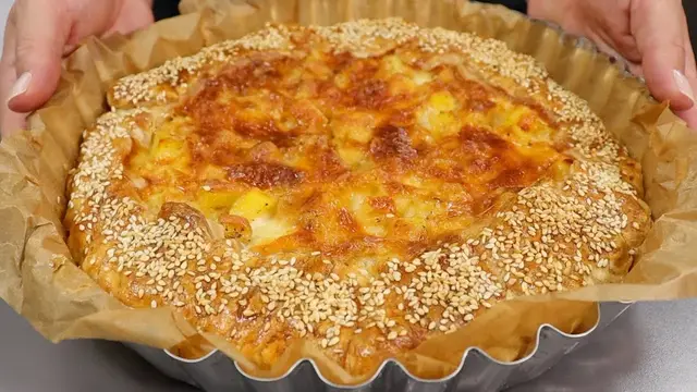 Вкусный картофельный пирог