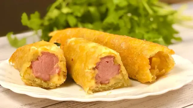 Сосиски в картофеле