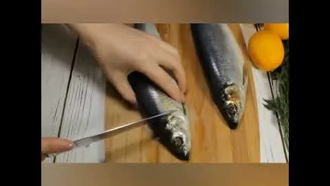 Быстрая закуска из селедки