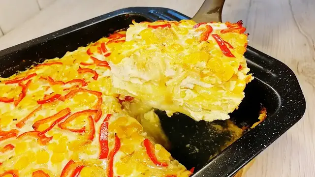 Запеканка из курицы на обед