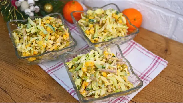 Легкий салат из пекинской капусты
