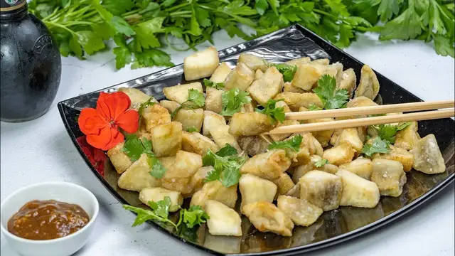 Закуска из баклажанов по-китайски