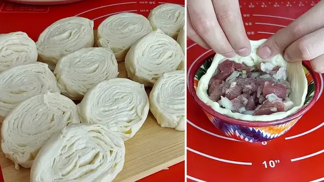 Домашняя слоёная самса
