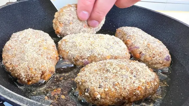 Постные котлеты из гречки 