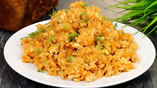 Плов с капустой