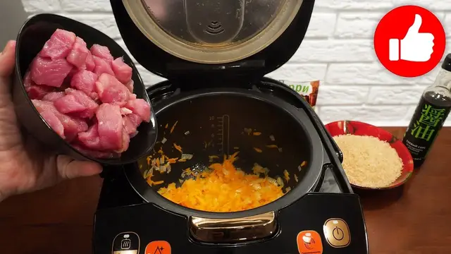 Рис с мясом в мультиварке 