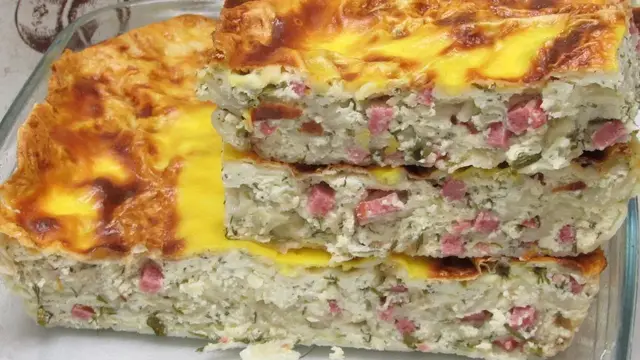 Творожный пирог из лаваша