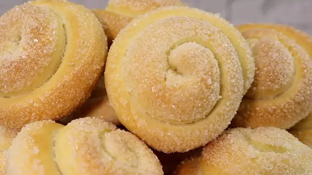 Слоёное печенье на кефире 